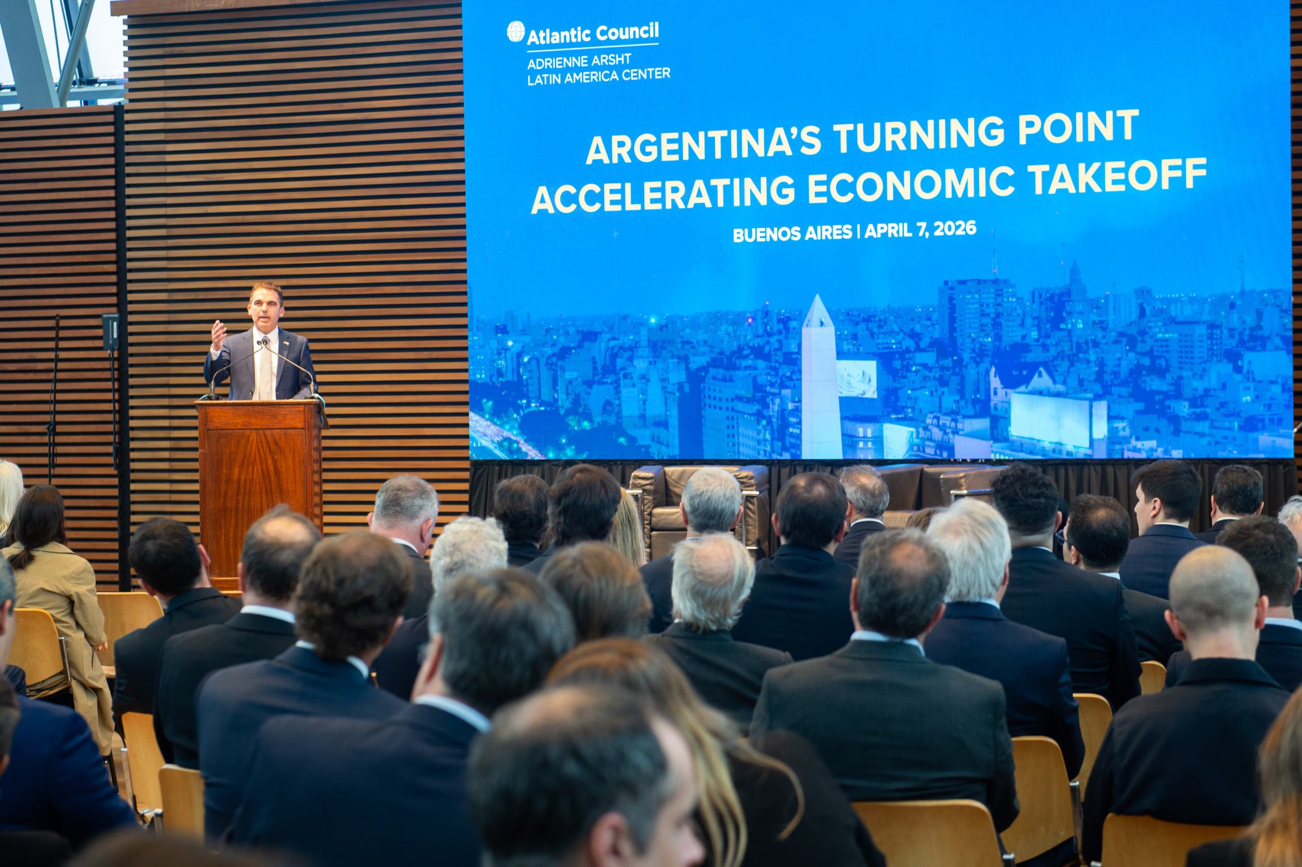 El Atlantic Council convocó en la capital argentina a referentes de la política y la economía de ambos países (Jaime Olivos)