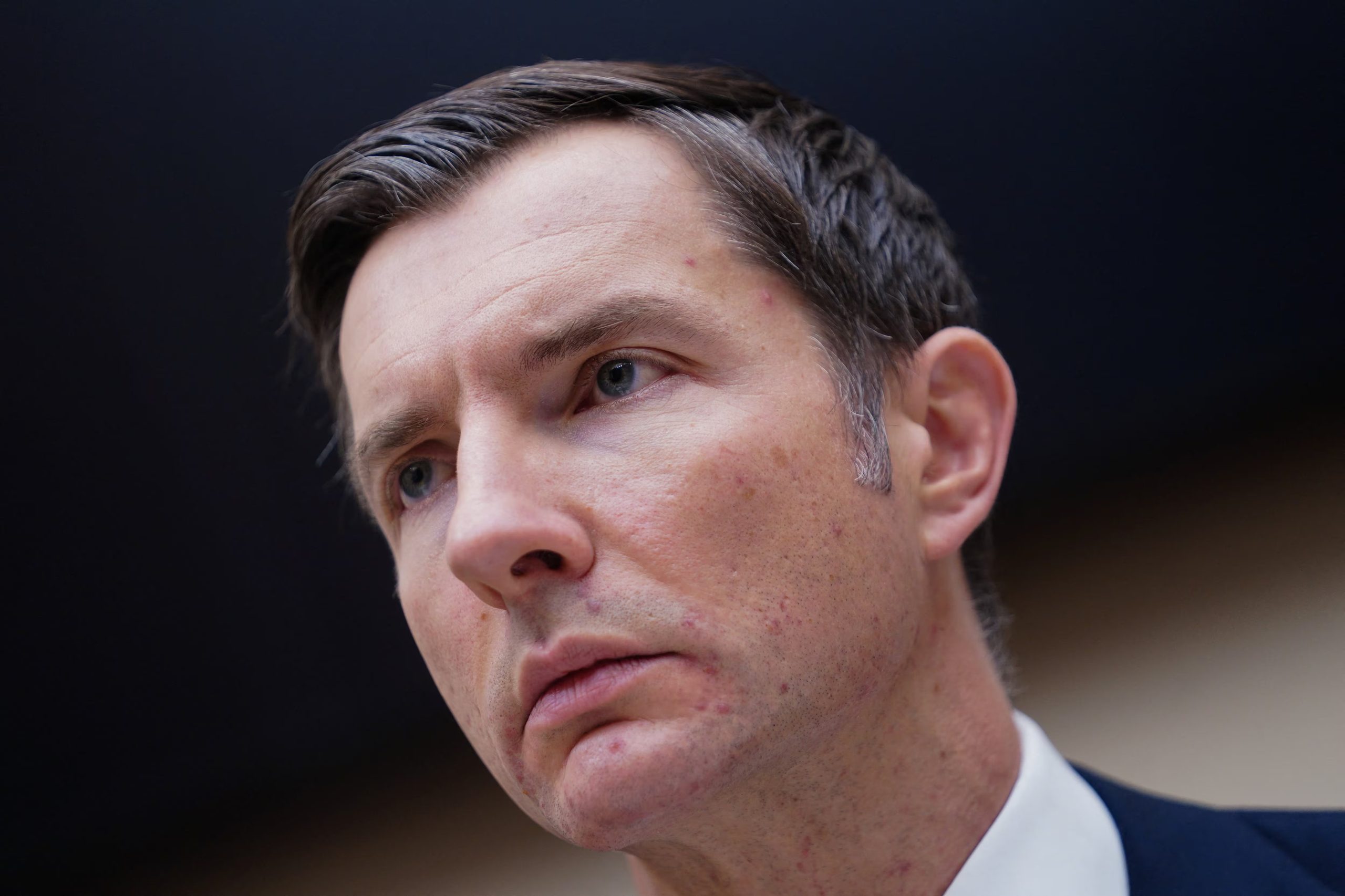 John Jovanovic, presidente del Ex-Im Bank, durante su exposición en la cumbre del Atlantic Council en Buenos Aires (Reuters)