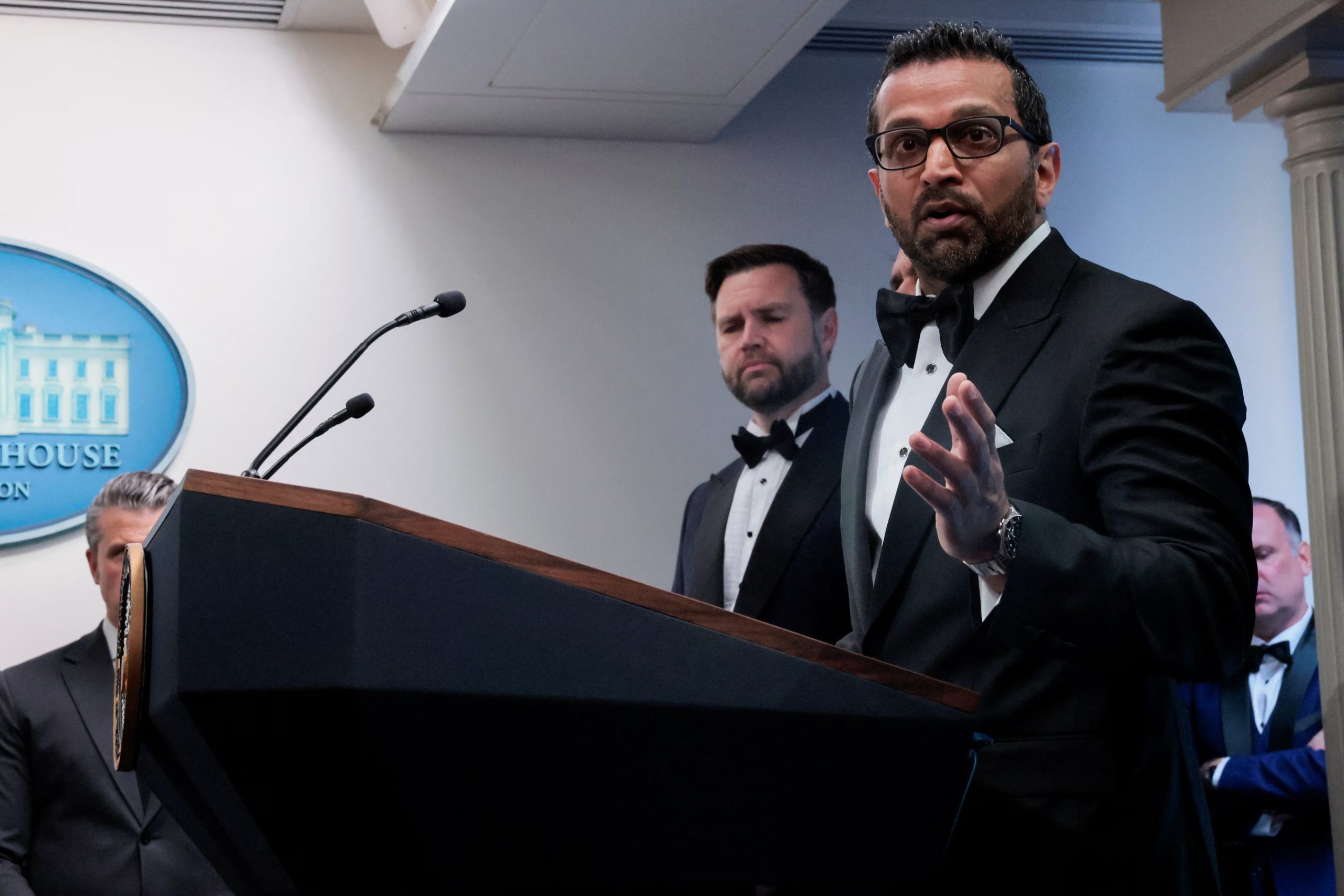 El director del FBI, Kash Patel en la conferencia de prensa (REUTERS/Kylie Cooper)