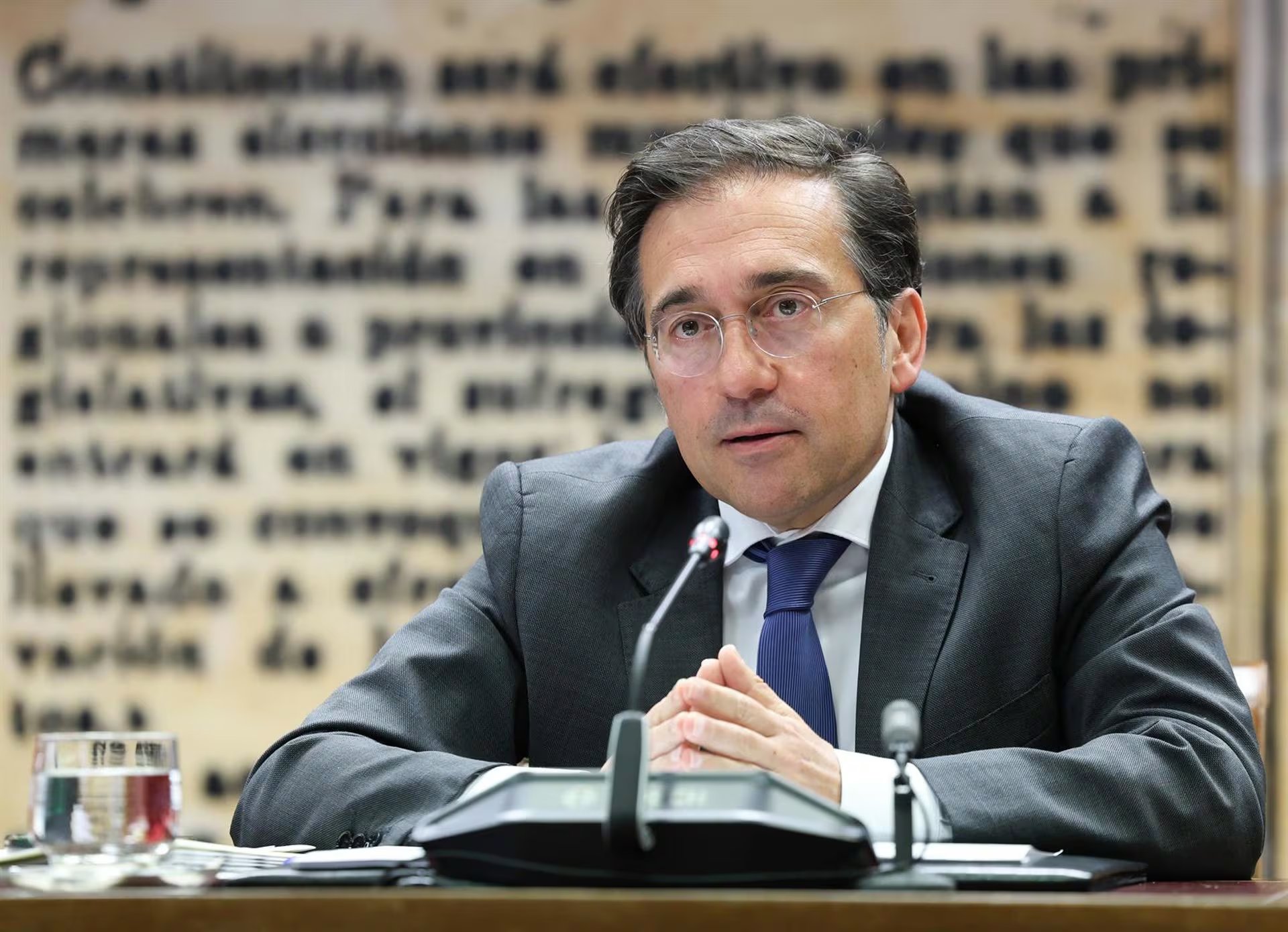 El ministro de Asuntos Exteriores, Unión Europea y Cooperación, José Manuel Albares (Marta Fernández/Europa Press)