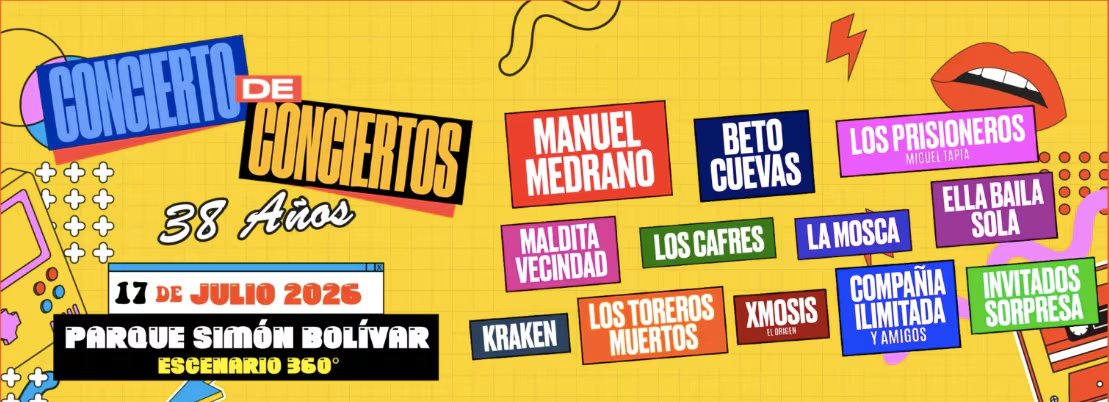 El cartel del Concierto de Conciertos