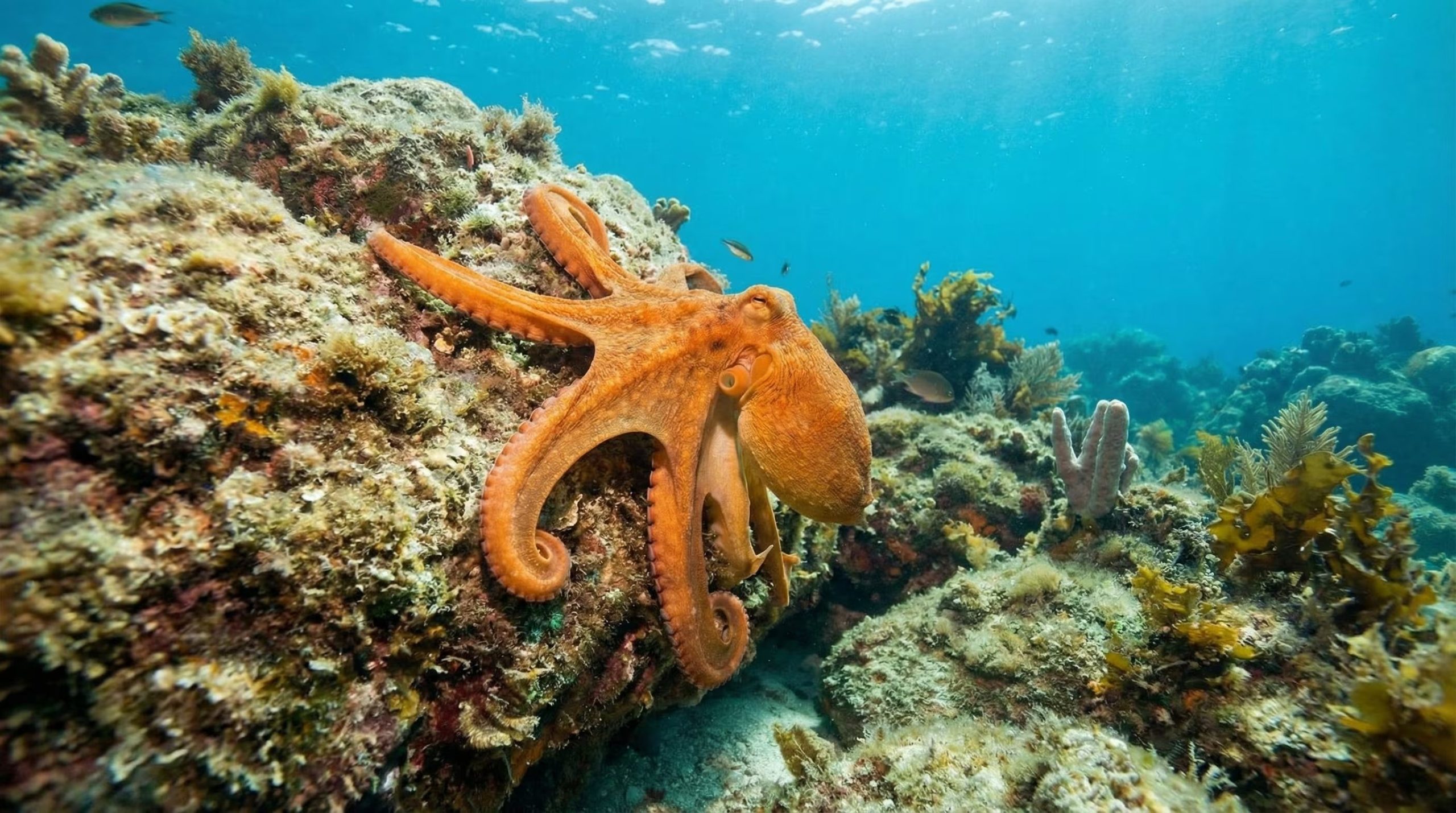 La pérdida del brazo reproductivo R3 implica la incapacidad del pulpo macho para transferir espermatóforos, comprometiendo su éxito reproductivo (Imagen Ilustrativa Infobae)