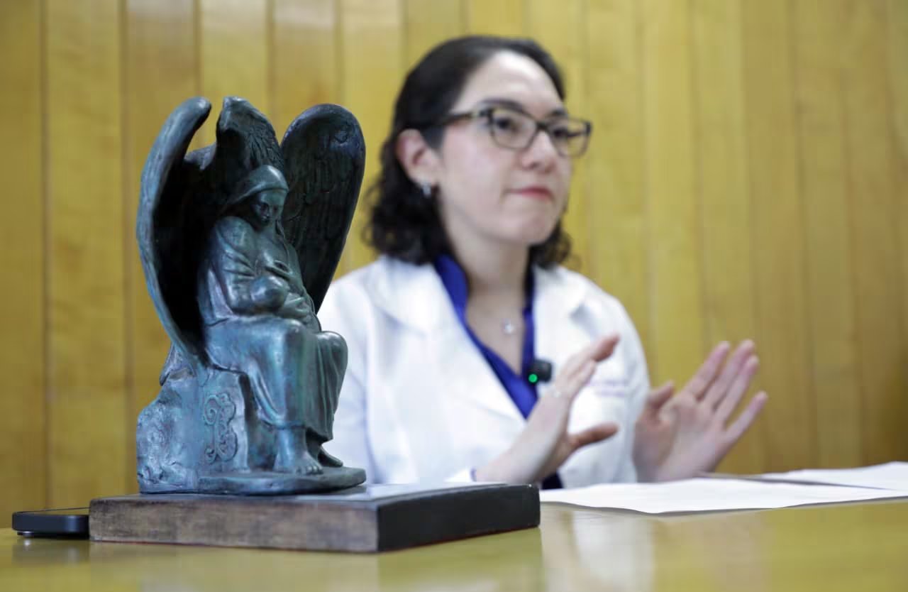La especialista del IMSS, doctora Lourdes Balcázar Hernández