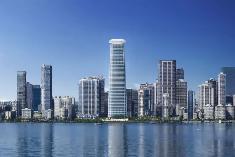 El megaproyecto de Citadel, diseñado por Norman Foster y valorado en 2.500 millones de dólares, simboliza el ascenso de Miami como centro empresarial (CORTESÍA DE Citadel)