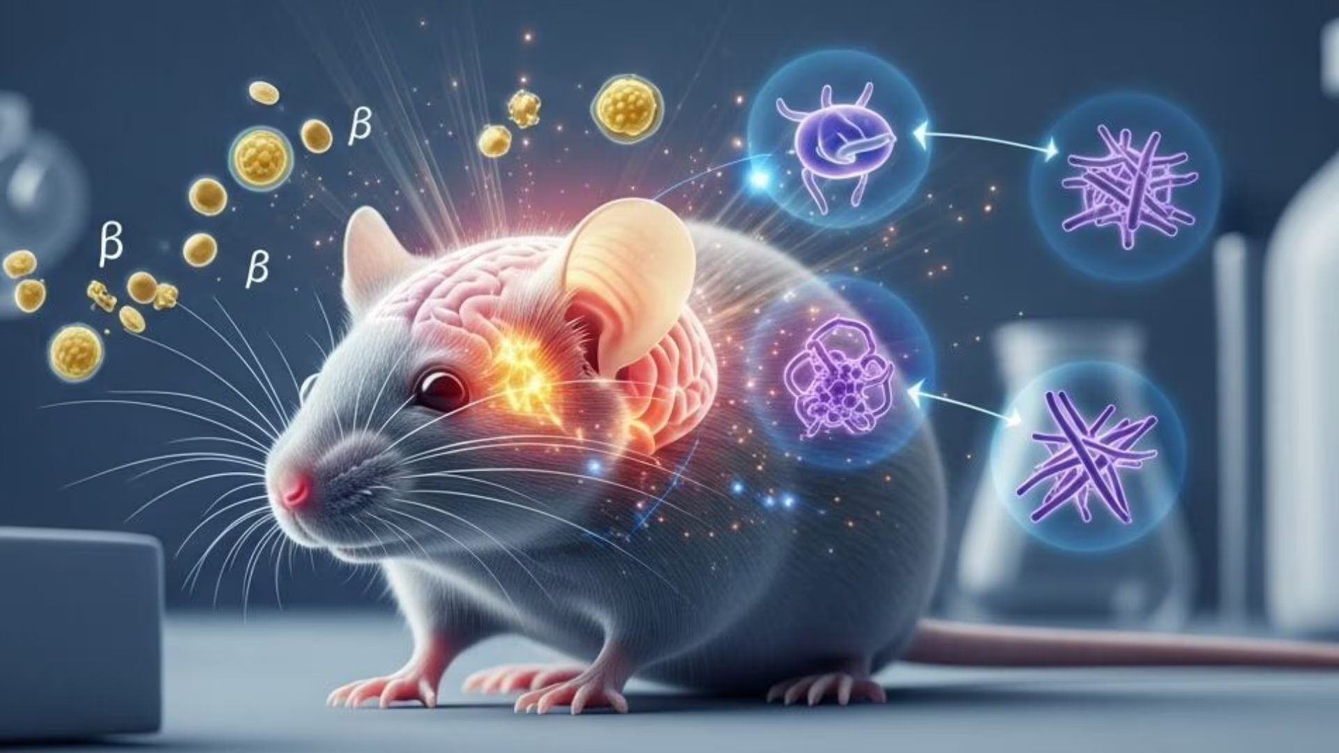 Ratones modificados con versiones humanas del gen APOE permitieron analizar cómo los cambios genéticos influyen en la calidad del hueso y el cerebro (Imagen ilustrativa Infobae)