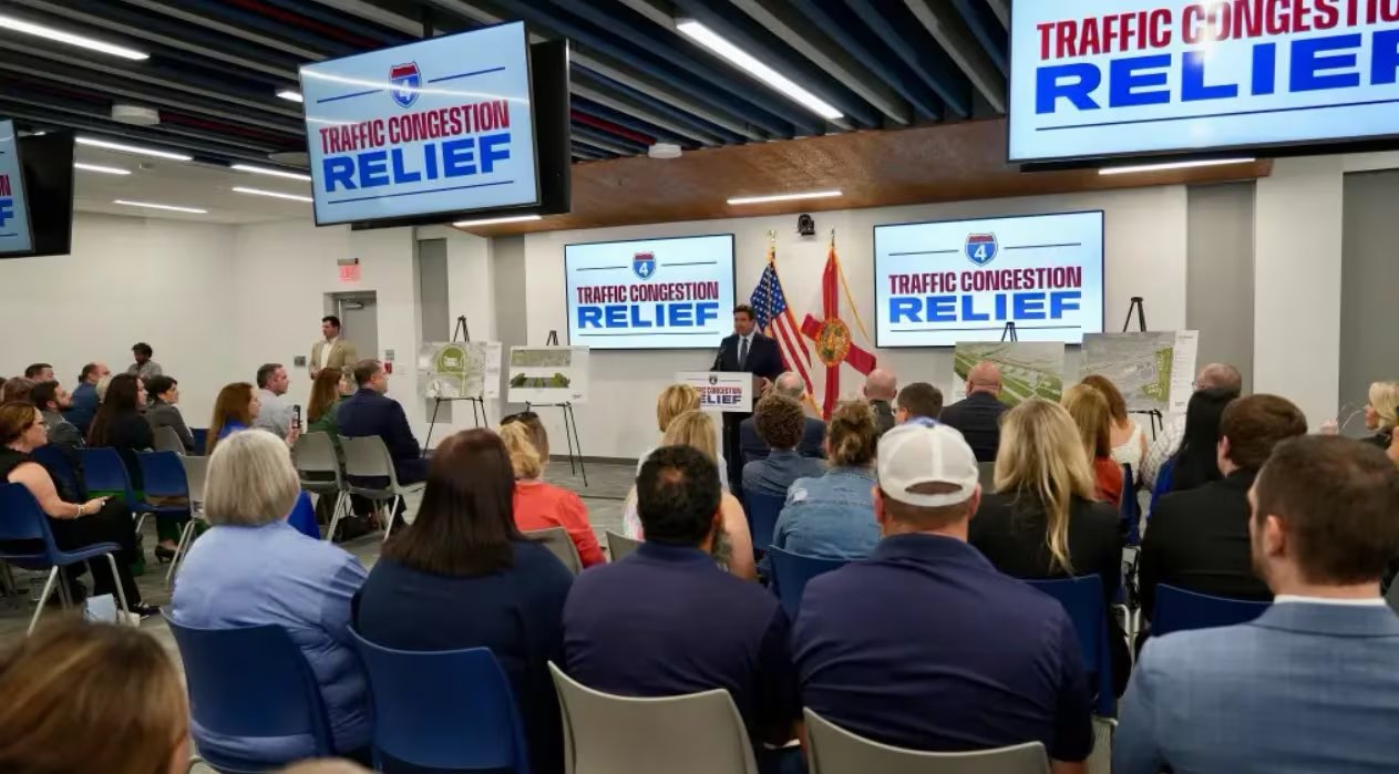 La nueva legislación permite al Departamento de Transporte de Florida financiar hasta el 100% de los vertipuertos públicos en ausencia de fondos federales (Ron DeSantis/X)