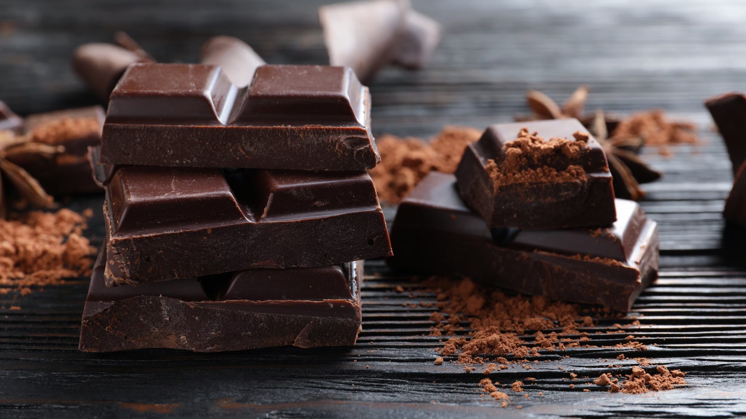 Se recomienda chocolates con porcentaje de cacao del 65 al 70% o superior. (AdobeStock)