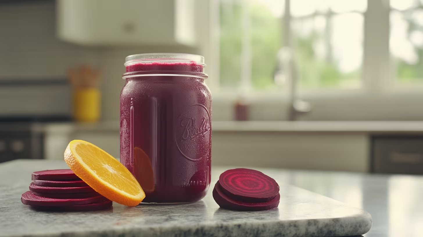 Servido con hielo y limón, el jugo de betabel se adapta a distintas preferencias y ofrece beneficios inmediatos como energía y depuración natural. - (Imagen Ilustrativa Infobae)