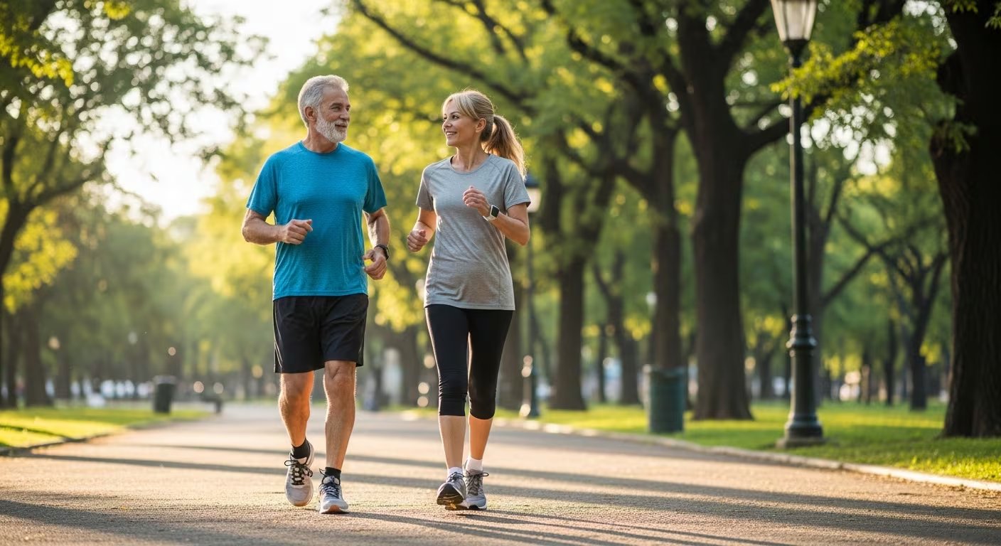 Tener una actitud positiva, según expertos, favorece hábitos como el ejercicio, la alimentación saludable y la vida social activa (Imagen Ilustrativa Infobae)