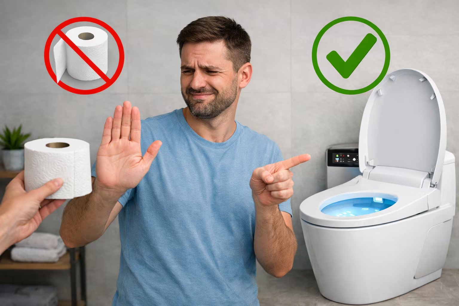 Los inodoros inteligentes reemplazan al papel higiénico como opción de higiene en los hogares del mundo en 2026. (Imagen Ilustrativa Infobae)