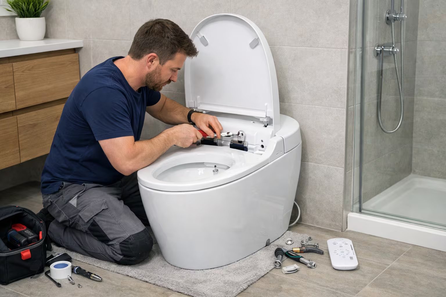 La instalación de un inodoro inteligente solo requiere una toma eléctrica y conexión de agua, sin reformas complejas en el hogar. (Imagen Ilustrativa Infobae)