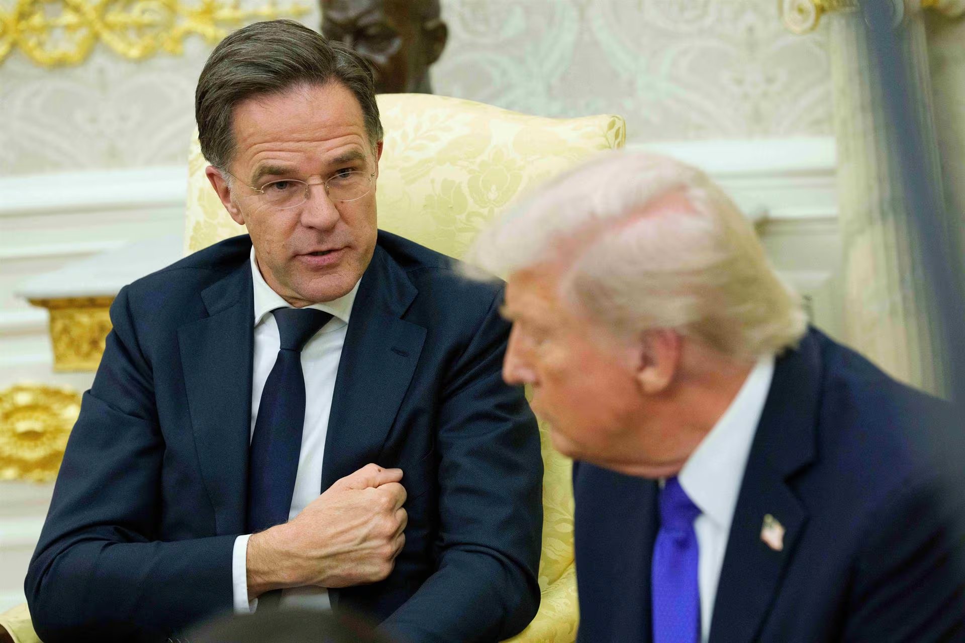Rutte intentará recomponer la relación durante su visita, en la que también se reunirá con el secretario de Estado, Marco Rubio, y el jefe del Pentágono, Pete Hegseth (EP)