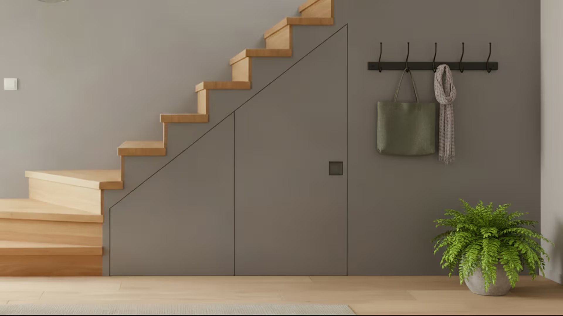 Las escaleras multifunción permiten integrar armarios, cajones y estanterías sin perder estilo. (Imagen Ilustrativa Infobae)