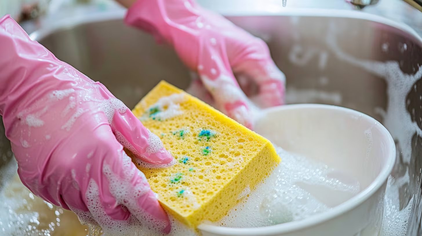 La limpieza y el reemplazo regular de esponjas, paños y tablas de cortar ayuda a disminuir la proliferación de bacterias peligrosas en la cocina (Imagen Ilustrativa Infobae)