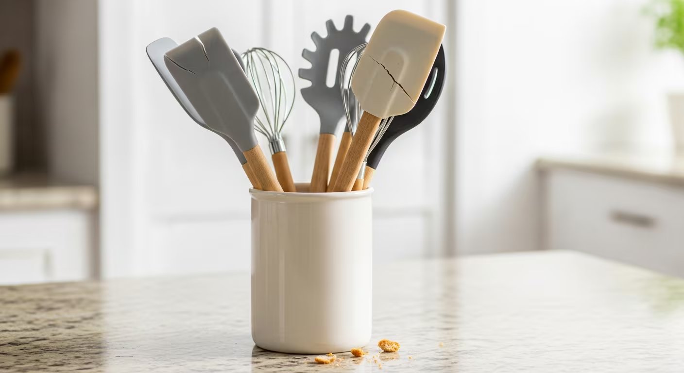 El mantenimiento y la vigilancia constante del estado de los utensilios de cocina son fundamentales para la prevención de infecciones alimentarias en el hogar (Imagen Ilustrativa Infobae)