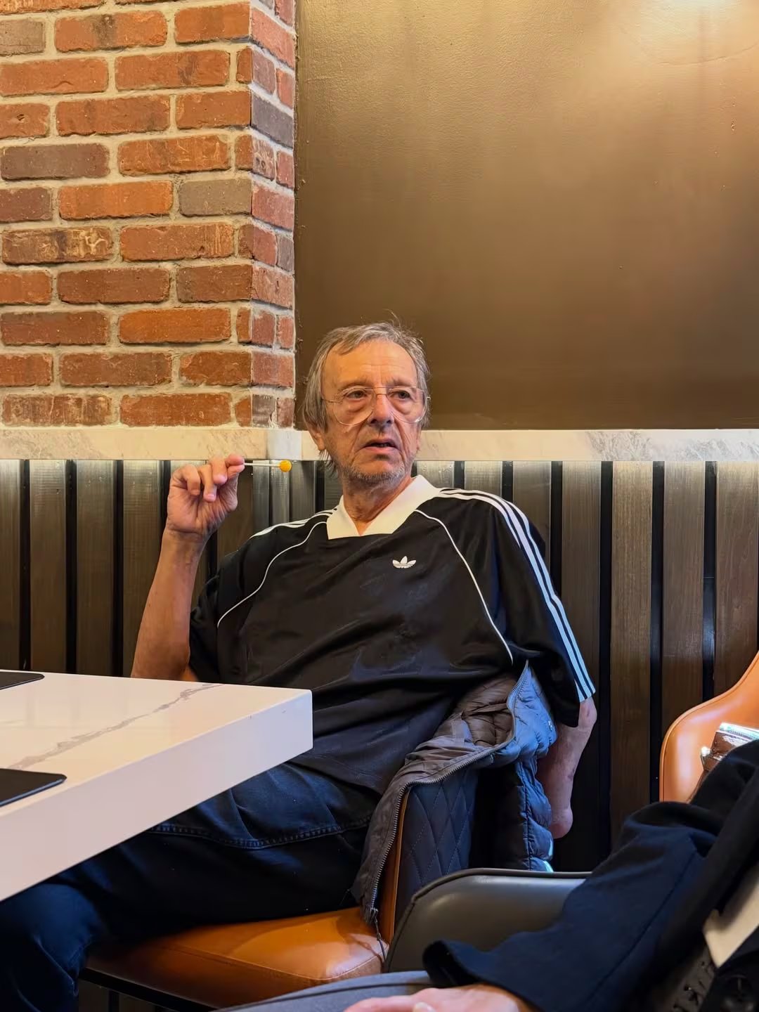 La complicidad con su familia quedó reflejada en cada imagen del carrusel