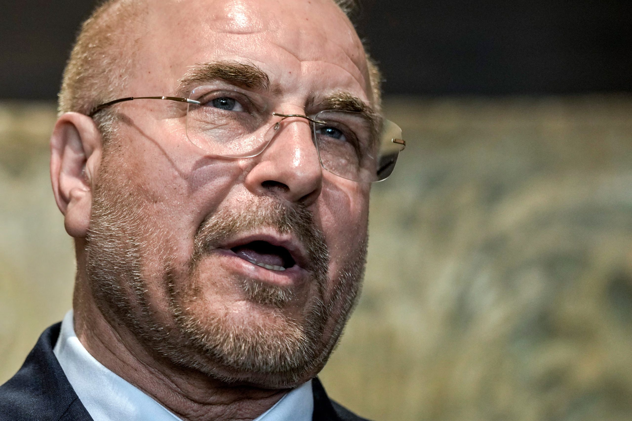 El presidente del Parlamento iraní, Mohammed Bagher Qalibaf (AP Foto/Bilal Hussein, Archivo)