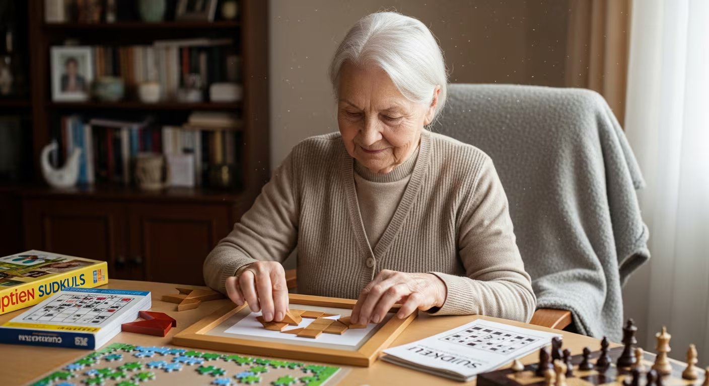 El acompañamiento familiar y los ejercicios mentales ayudan a mantener su mente activa y mejorar su calidad de vida - crédito Imagen Ilustrativa Infobae