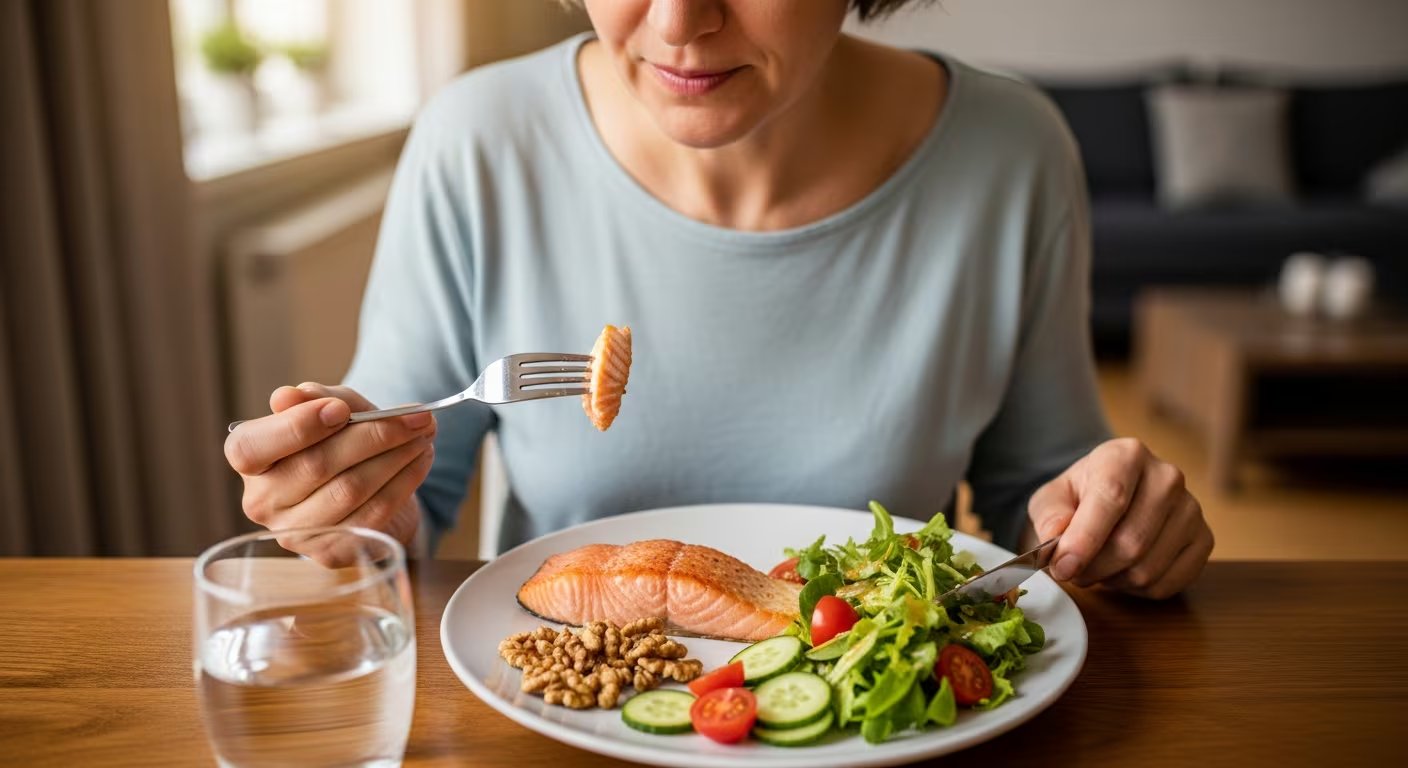 Dietistas recomiendan aumentar el consumo de frutas, verduras, pescado rico en omega-3 y aceite de oliva extra virgen para combatir la inflamación (Imagen Ilustrativa Infobae)