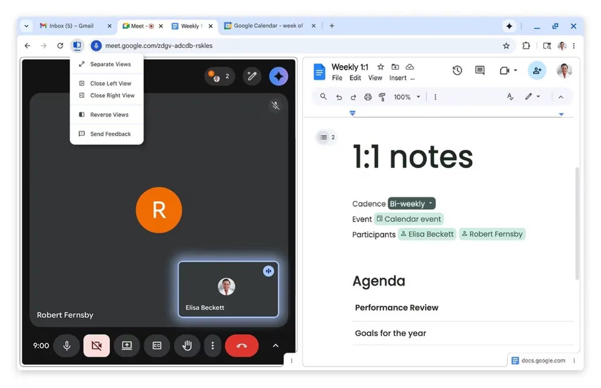 La vista dividida en Chrome permite mostrar dos pestañas a la vez en una sola ventana y mejora la productividad. (Google)