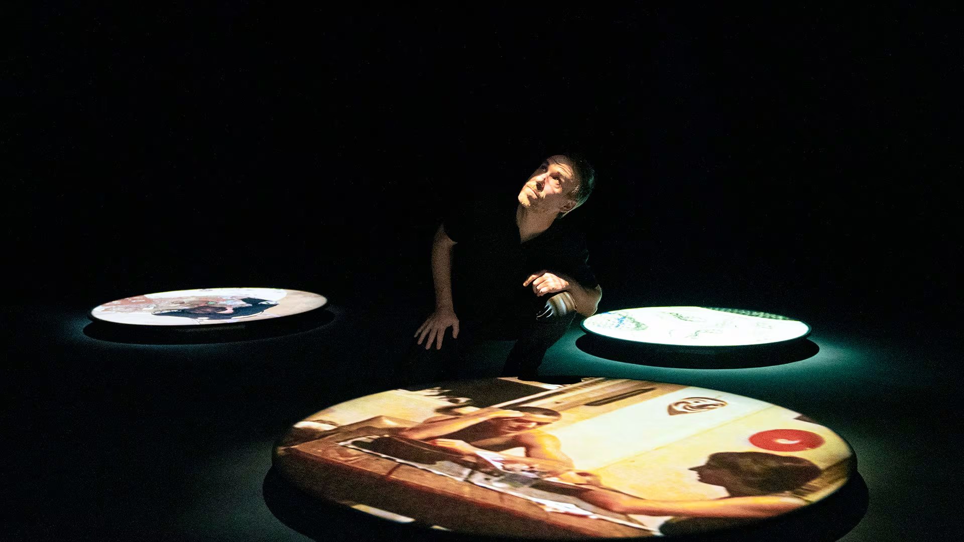 Ignacio Masllorens intervino el espacio con una videoinstalación