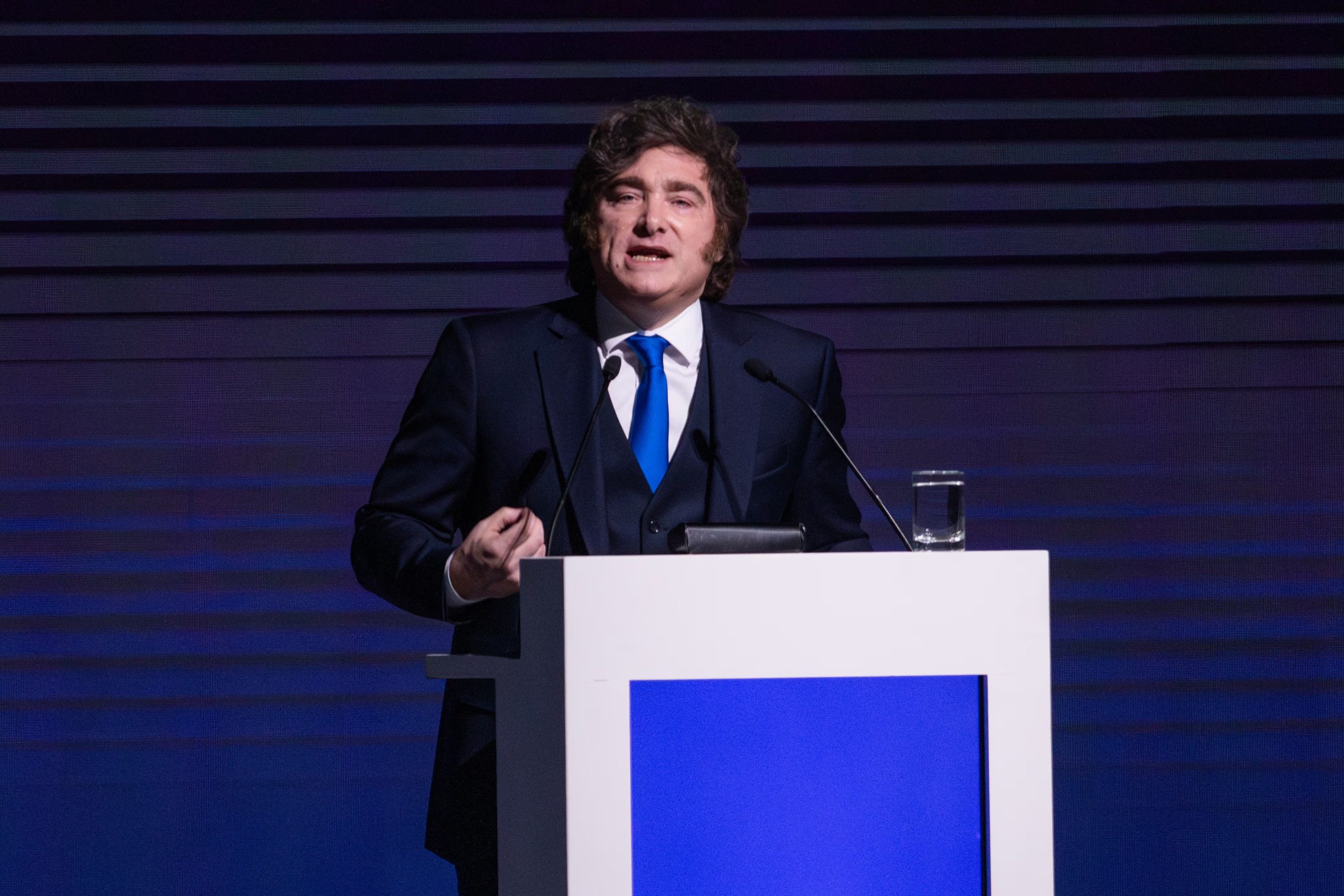 El presidente Javier Milei se pronunció sobre el repunte de la inflación en Argentina y defendió que la tendencia bajista se mantendrá en el mediano plazo - crédito Jaime Olivos