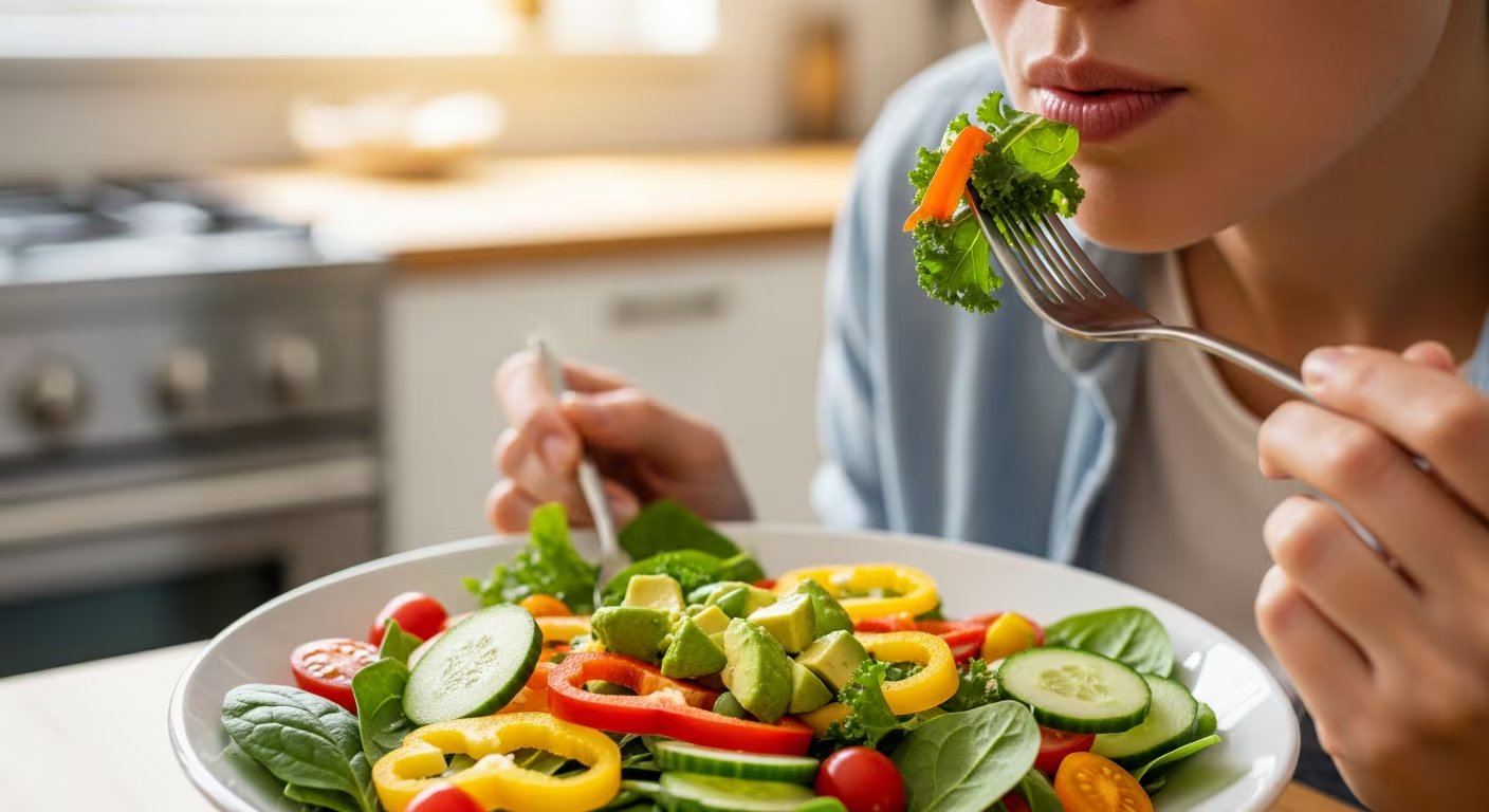 Para prevenir el hígado graso, se recomienda una alimentación rica en frutas, verduras, granos enteros y baja en azúcares y grasas saturadas (Imagen Ilustrativa Infobae)