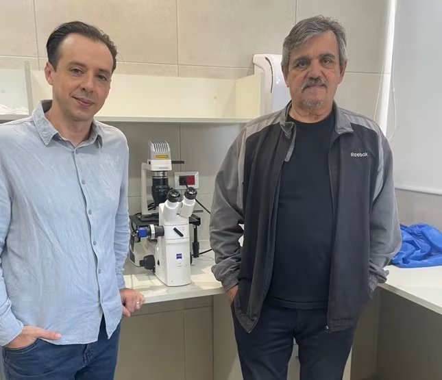 Carlos Wilson y Alfredo Cáceres llevaron adelante el estudio desde el Centro de Investigación en Medicina Traslacional Severo R. Amuchástegui (CIMETSA), de Córdoba (gentileza Agencia CyTA-Leloir)