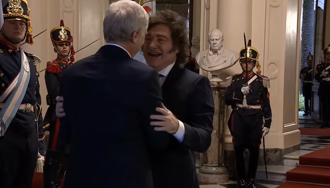 El Presidente Milei recibe al Presidente de Chile, José Antonio Kast