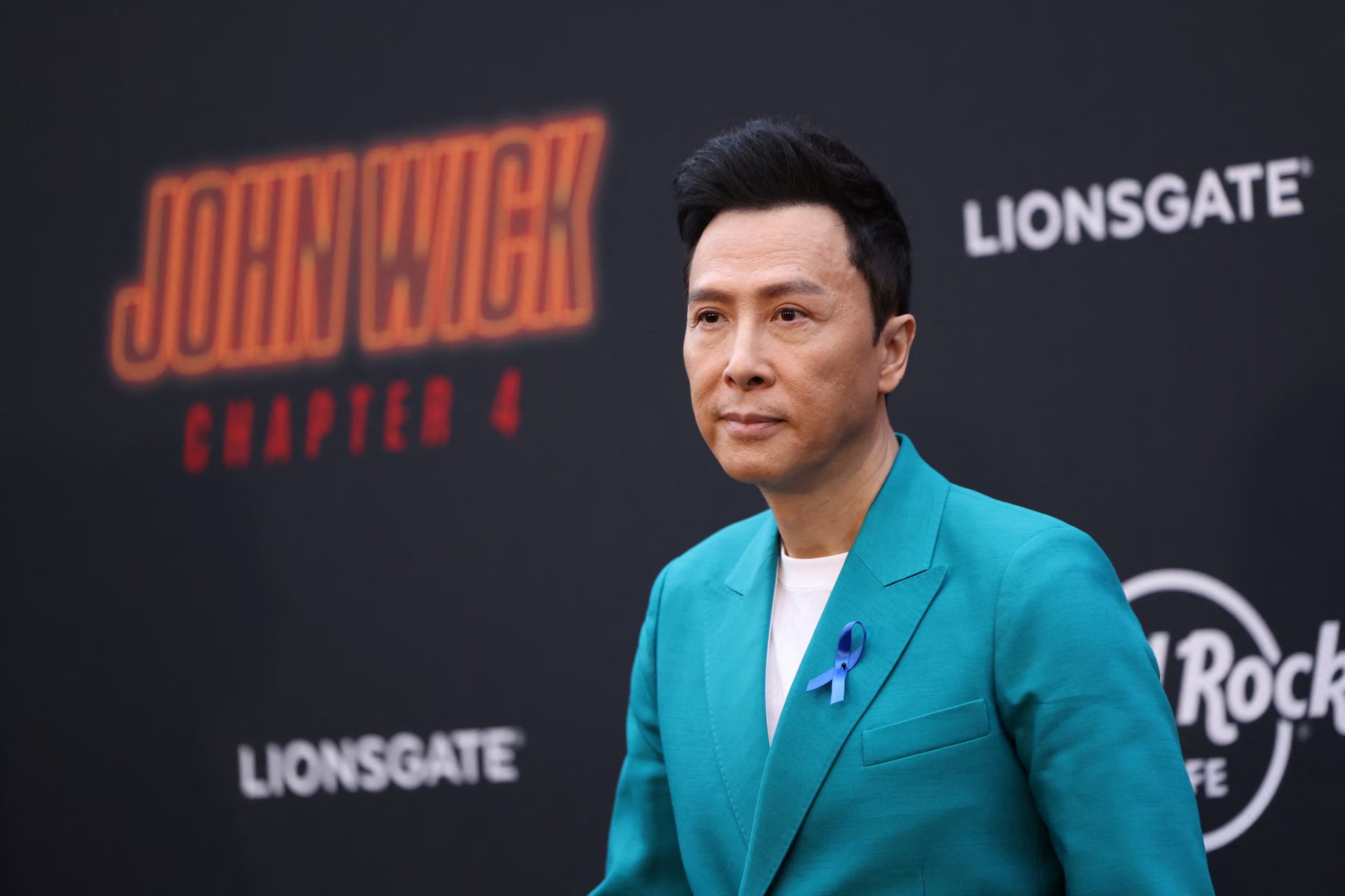 Cast member Donnie Yen attends the premiere for the film 