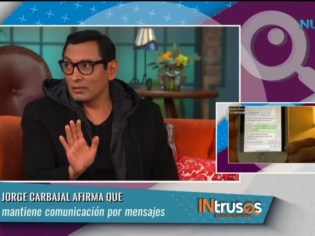 Jorge Carbajal habla en el programa Intrusos sobre su encuentro con Juan Gabriel y la comunicación que mantienen por mensajes de texto. (Jorge Carbajal habla de Juan Gabriel)