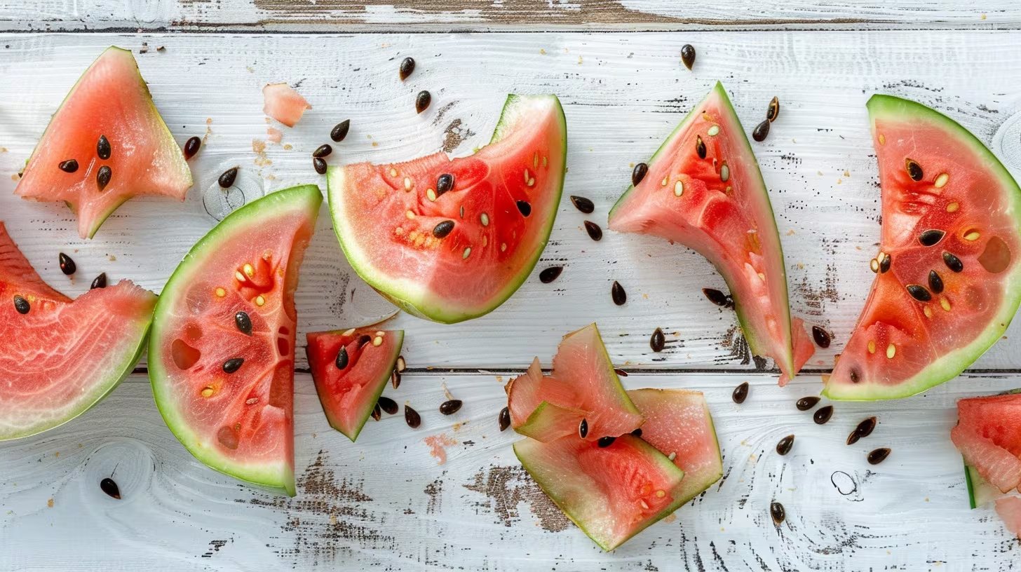 El jugo de sandía destaca como un diurético natural que ayuda a eliminar líquidos retenidos y a reducir la hinchazón, gracias a su alto contenido de agua, potasio y antioxidantes. (Imagen Ilustrativa Infobae)