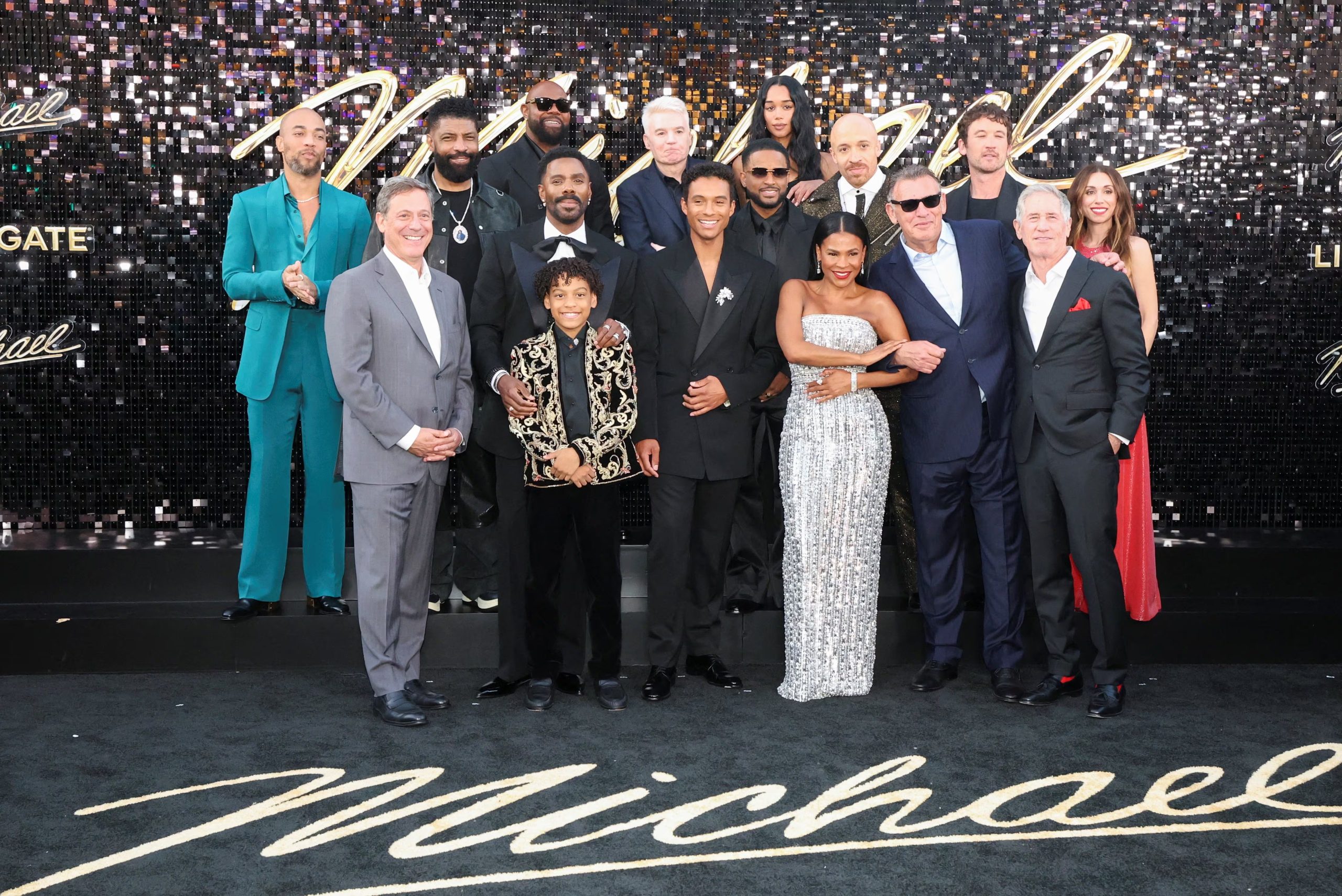 Jaafar Jackson, quien encarnó la etapa adulta de Michael, elogió el desempeño y el talento de Valdi en el filme (REUTERS/Mario Anzuoni)