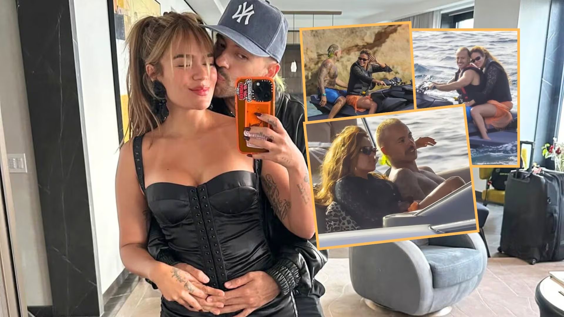 Karol G y Feid fue una de las parejas más queridas de la Bichota antes de su ruptura - crédito @karolg y @dimelokingnoticias/Instagram