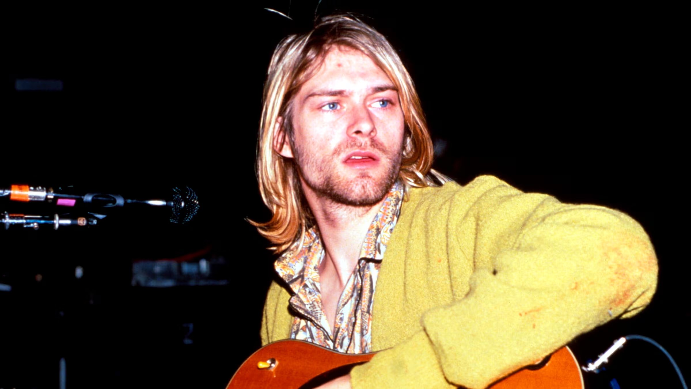 Kurt Cobain cantante de Nirvana en Nueva York