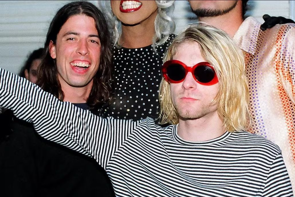 Dave Grohl y Kurt Cobain. Dos de los que formaban Nirvana ( Instagram)