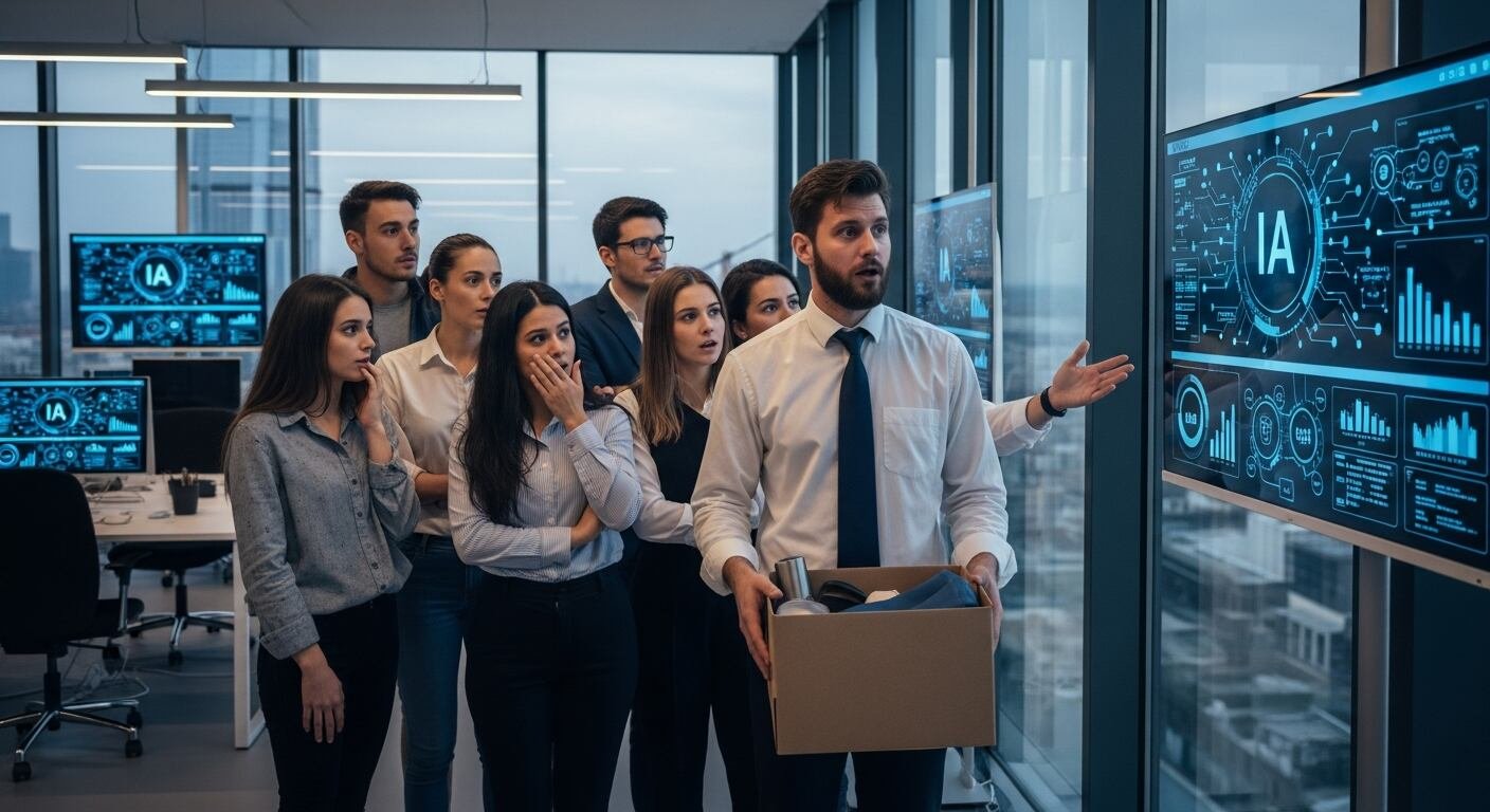 El AI Index 2026 de Stanford revela una caída del 20% en el empleo de desarrolladores junior por el auge de la inteligencia artificial. (Imagen Ilustrativa Infobae)