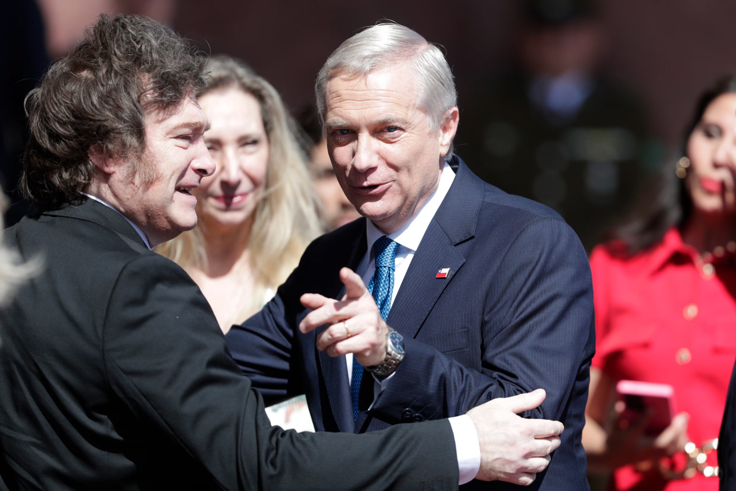 José Antonio Kast y Javier Milei, en Santiago de Chile (EFE)