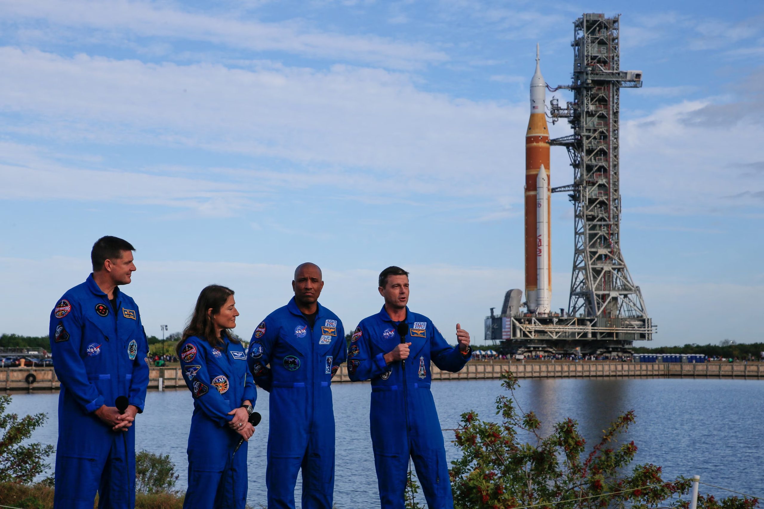 La competencia internacional con China impulsa a Estados Unidos a acelerar sus planes para mantener el liderazgo en la exploración lunar (NASA -
 REUTERS/Joe Skipper)