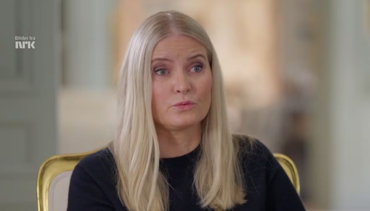 La princesa Mette-Marit concede su primera y única entrevista en televisión para hablar de Jeffrey Epstein (NRK)