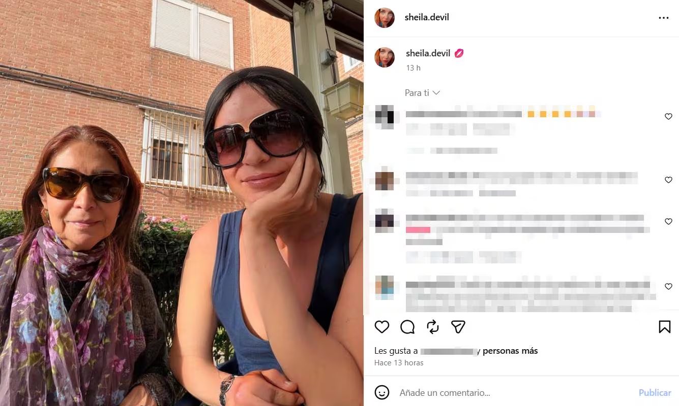Sheila Devil y Lourdes Onelas en una imagen de redes sociales. (instagram @sheila.devil)