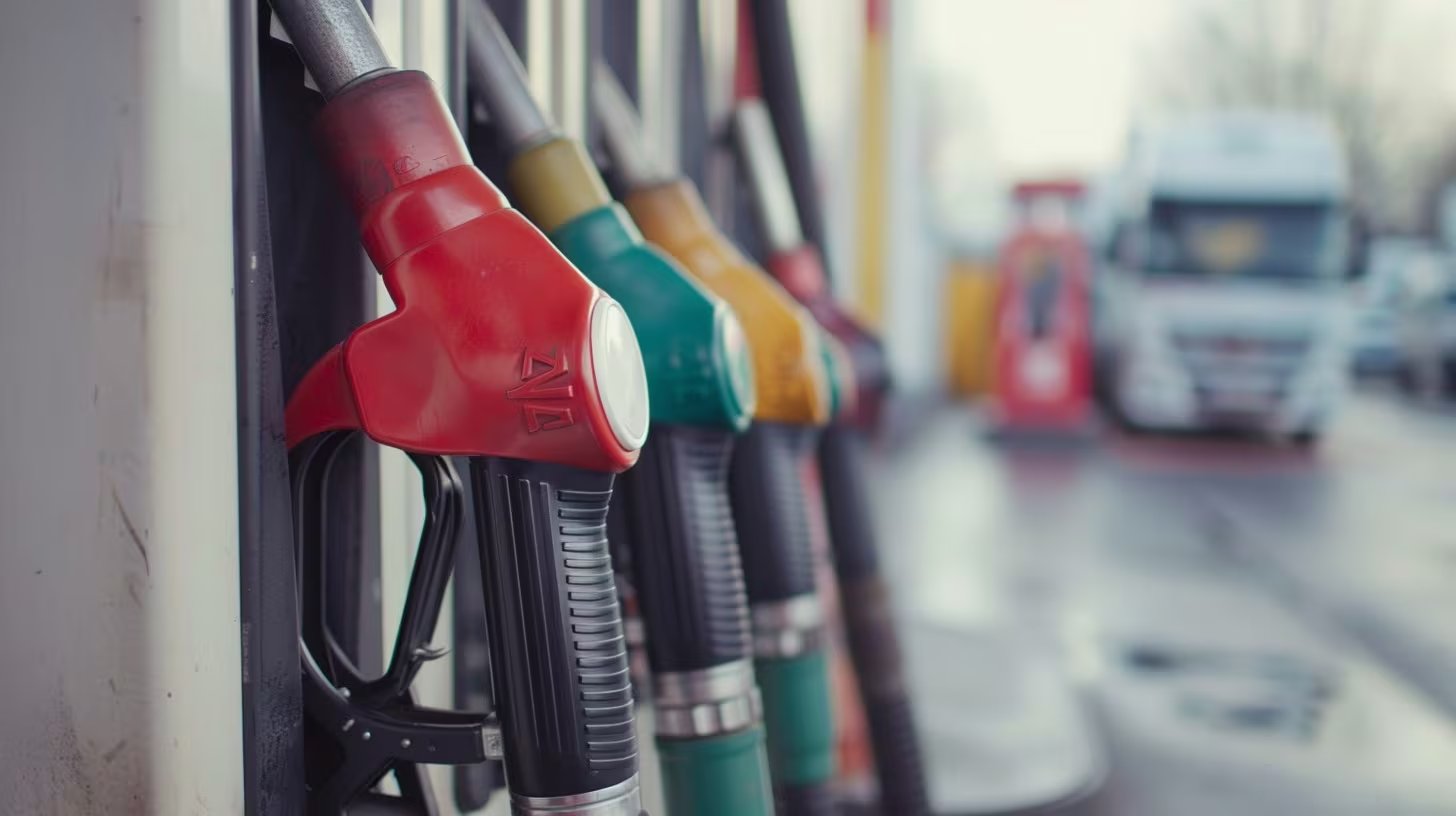 Esta imagen muestra un surtidor de combustible, reflejando el actual panorama energético. Vemos diferentes opciones como nafta y gasoil, destacando la relevancia del petróleo en el transporte. La foto también simboliza el desafío de las petroleras ante la fluctuante inflación y los precios cambiantes, evidenciando cómo estos factores afectan tanto a consumidores como a la industria automotriz. (Imagen ilustrativa Infobae)