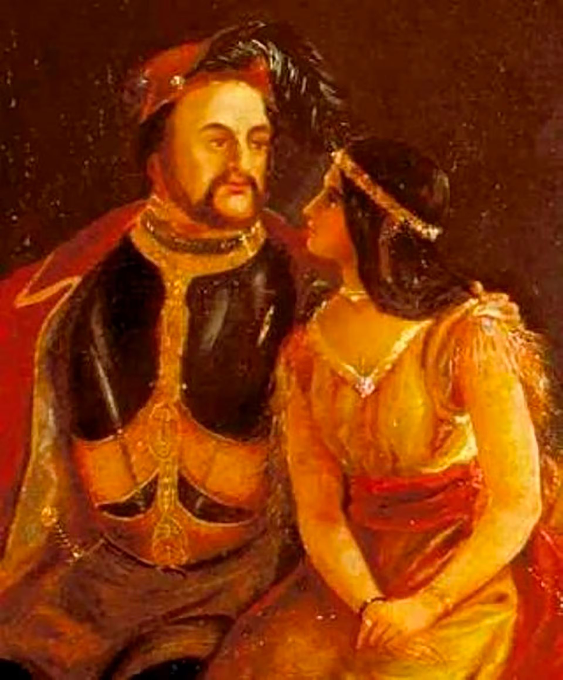 La unión entre John Rolfe y Pocahontas