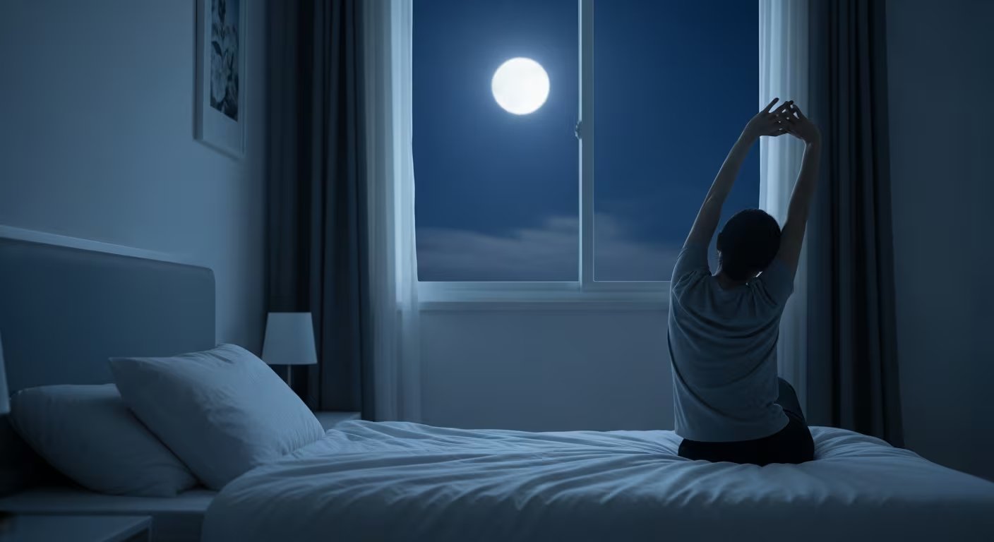 La rutina de la técnica militar puede complementar otras prácticas saludables de relajación nocturna, según recomendaciones de especialistas (Imagen Ilustrativa Infobae)