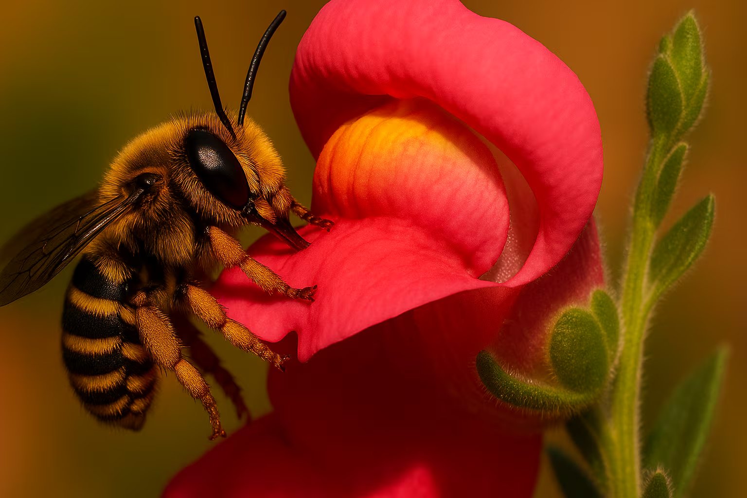 La investigación demuestra que la convivencia entre abejas y la comunicación química mantienen estables los niveles hormonales frente al estrés térmico (Imagen Ilustrativa Infobae)