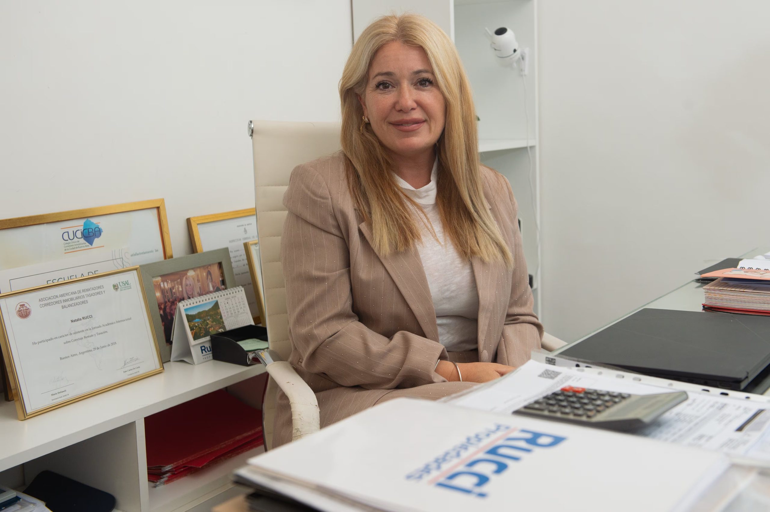 La martillera Natalia Rucci irá a declarar a Comodoro Py la semana que viene (Jaime Olivos)