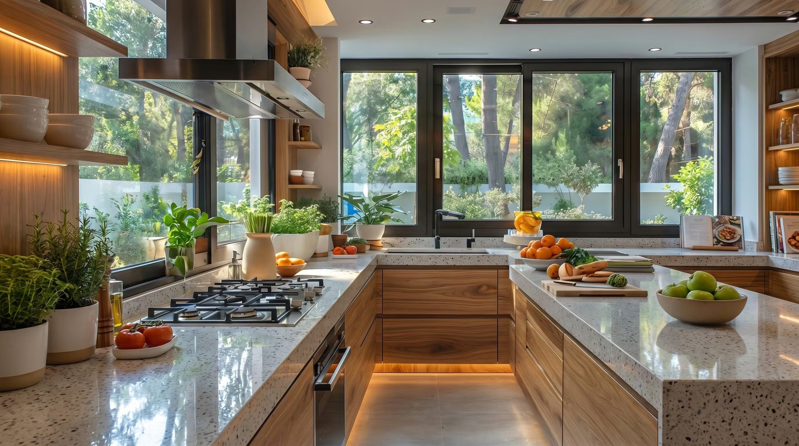 Las cocinas abiertas fomentan la convivencia y la conexión entre los miembros del hogar. (Imagen Ilustrativa Infobae)