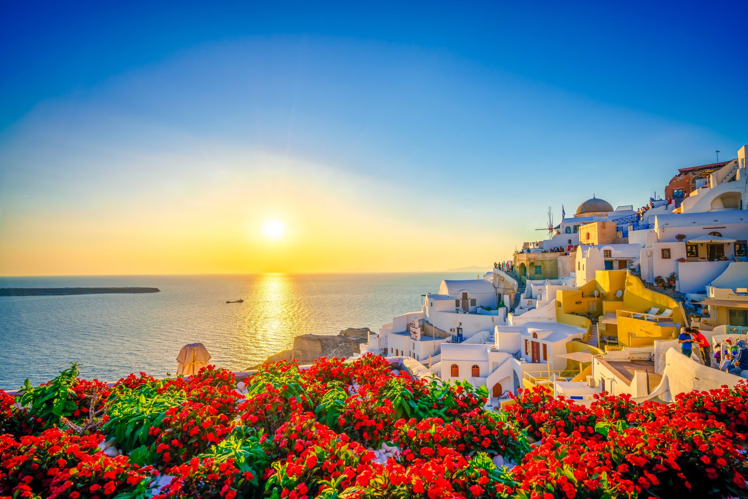 Santorini, en Grecia (Adobe Stock).