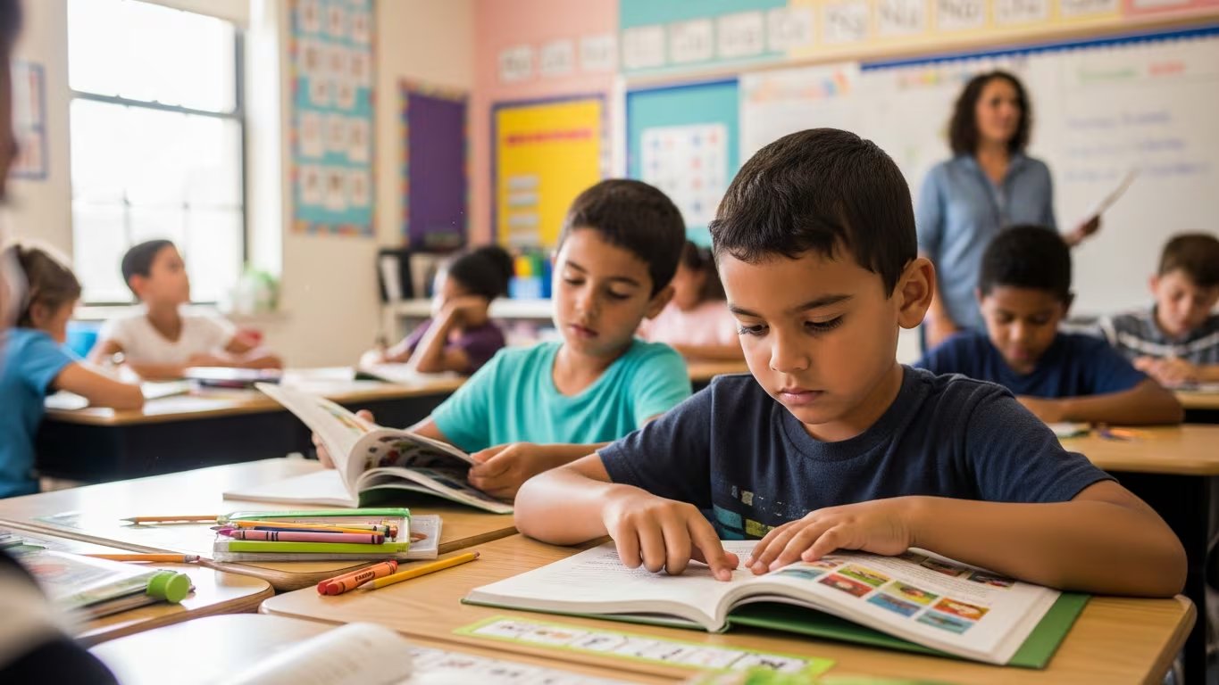 Leer en voz alta fortalece el vínculo entre adultos y niños, y convierte a la palabra en un puente hacia la imaginación y el descubrimiento (Imagen Ilustrativa Infobae)