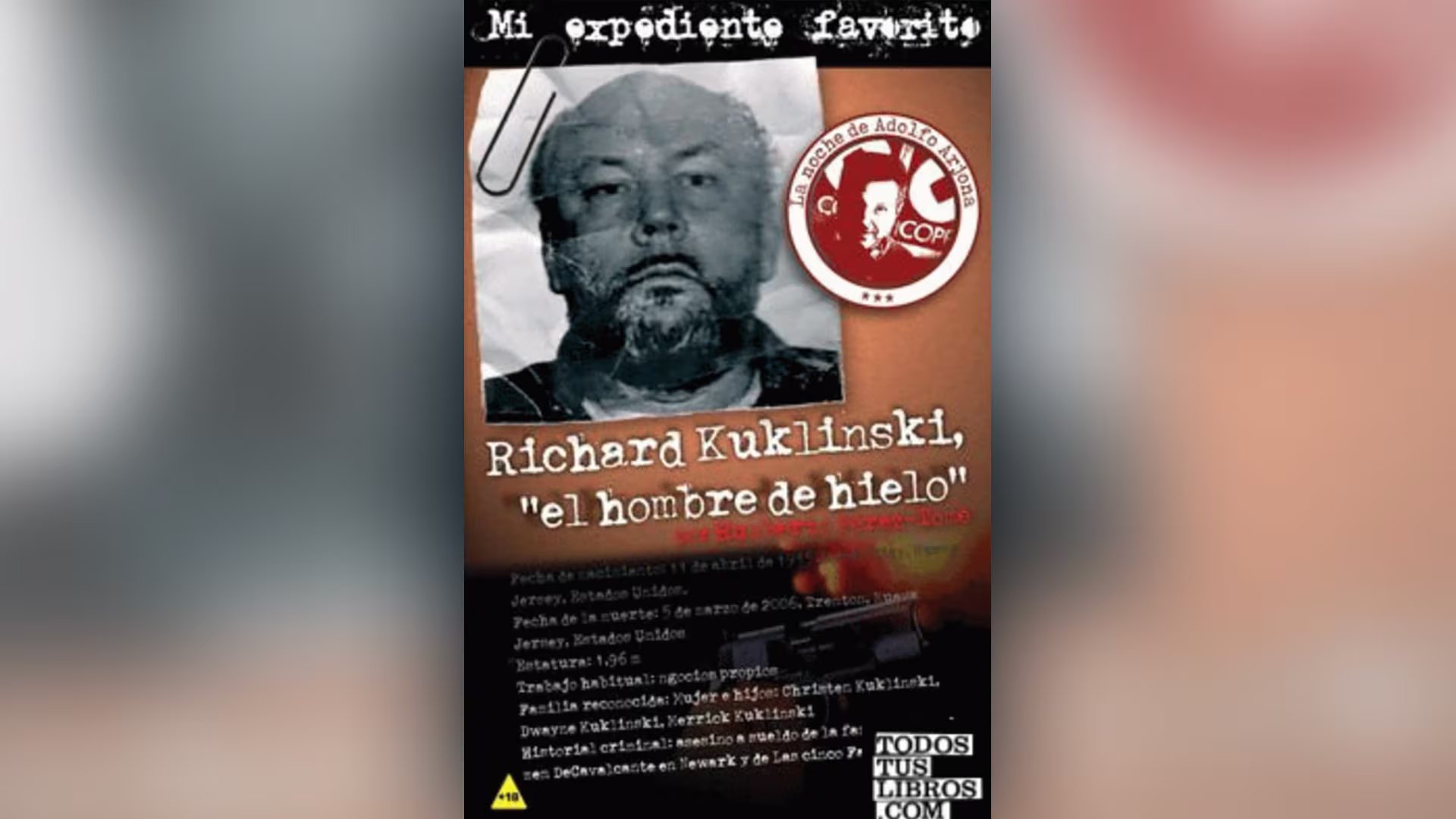 Durante su carrera delictiva Richard Kuklinski trabajó con todas las familias mafiosas de Nueva York y Nueva Jersey. Su vida fue contada en películas, libros y documentales
